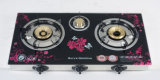 2 Burners Tenpered Glass Gas Stove (YD-3GT01-2)