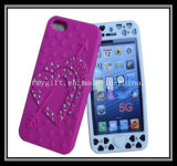 Silicon Case with Heart Shape for iPhone 5