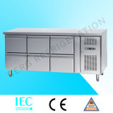 Stainless Steel Undercounter Refrigerator with Ce