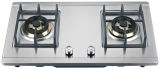 Gas Hob Two Burners Stainless Steel Panel (GH-S7601)