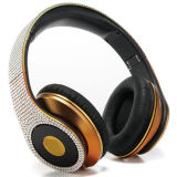 Noble Gold Headphone, Copper Earphone with Bling (2360)