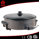 Armoured Glass Lid Electrical Pizza Pan