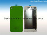 Cell Phone Cover for iPhone 4G, White and Green