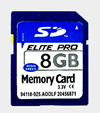 SD Card (128MB-8GB)
