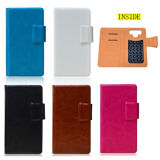 Universal Leather Flip Case with Credit Card Pocket for Mobile Phones