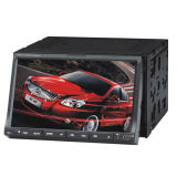 7inch Flip Down Car DVD Player with GPS, Bluetooth, iPod, TV (YZ7002)