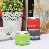 Rubber Oil Stereo Round Bluetooth Speaker with TF Card Slot