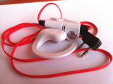 Flat Cable Ear Hook Earphone for Walkie Talkie