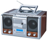 Portable DVD CD MP3 Boombox with Cassette Player