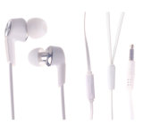 Wired Plastic Stereo Earbud Headphone Earphone with Mic
