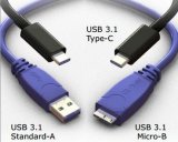 High Speed USB 3.1 Type C Male-Female Cable