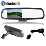 4.3inch Rearview Car Mirror Monitor with Bluetooth and Auto Brightness Adjustment (YX-9199B)