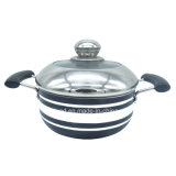 24cm Aluminum Non-Stick Stock Pot Cookware (TY-31)