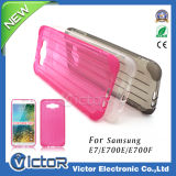 Stripe Suitcase TPU Case Cover for Samsung Galaxy E7/E7000