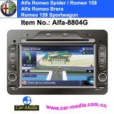 2 DIN Auto GPS Multimedia Player for Alfa Romeo