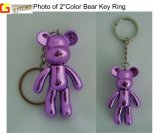 Environmental Hot Sale Plastic Custom Bear Key Chain