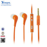 Cheapest Mobile Phone in-Ear Stereo Earphone with Mic and Logo