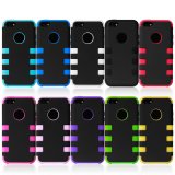 6 Point Robot Silicon+PC for iPhone 5c Case