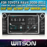 Witson Car DVD Player with GPS for Toyota RAV4 (W2-D8158T) CD Copy with Capacitive Screen Bluntooth 3G WiFi OBD DSP
