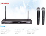 Professional UHF Double Channel Wireless Microphone Jj-U6300