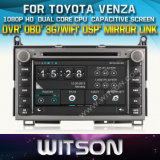 Witson Car DVD Player for Toyota Venza with Chipset 1080P 8g ROM WiFi 3G Internet DVR Support