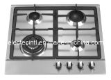 Gas Stove Four Burners with Stainless Steel Panel and Cast Iron Pan Support, Flame Failure Device (GH-S644C)
