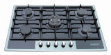 Built in Type Gas Hob with Five Burners and Tempered Glass Panel (GH-G935C)