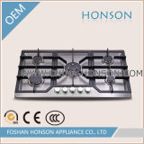 Stainless Steel Five Burners Gas Cooktop Gas Hob