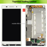 for Huawei Ascend P6 LCD Display with Touch Screen with Front Housing