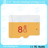 New Design White and Yellow 8GB Class 10 Micro SD Memory Card (ZYF6031)