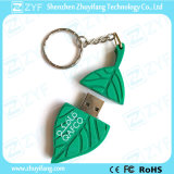Custom Green Tree Leaf USB Flash Drive (ZYF1022)