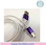 Portable Travel Round TPE Micro USB 2.0 Data Sync Cable for Android