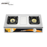Low Consumption 2 Burner Gas Cooker Stainless Steel Gas Stove