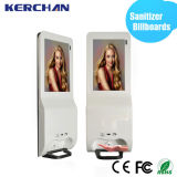 LCD Advertising Display with Hand Sanitizer Dispenser