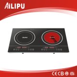 Sensor Touch Double Burners Induction/Infrared Cooker (SM-DIC03)