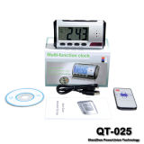 Video Camera Clock with Remote Control and Motion Detection (QT-025)