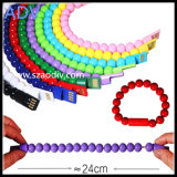 New Colorful Beads Bracelet Charger Cable for Samsung