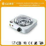 CE GS RoHS CB Approval White Color Electric Coil Stove 1000W