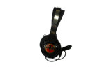Metal Headphone, Black Earphone Music Headset with Mic