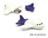 Rubber USB Flash Drive (RB-PLANE)