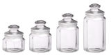 Airtight Storage Glass Jar Bottle Series Polygonal