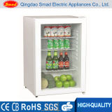 130L Countertop Tabletop Minibar Vertical Glass Door Refrigerator Visi Cooler