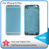 for iPhone 6 5.5 6 Plus Alloy Metal Back Cover Rear Battery Door Case Middle Frame Bezel Replacement with Logo