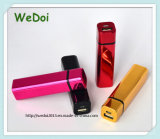 Promotional 2000mAh Elegant Lip Stick Shaped Power Bank (WY-PB75)