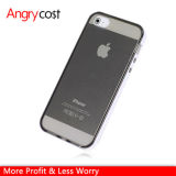 Simple Style Transparent Hot Sell Existing Mould TPU Mobile Phone Case for iPhone 5