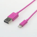ABS Mfi Certified Flat PVC Cable for iPhone 5/6/6 Plus (1M)