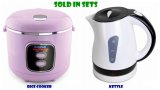 Sold in Sets Rice Cooker with Kettle
