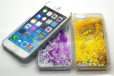3D Liquid Crystal Quicksand Case for iPhone 5 6 Mobile Phone Cover Case