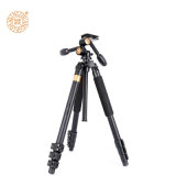 Heavty Aluminum Alloy Tripod for Video Camera, with Double Handle Head and 32mm Diameter