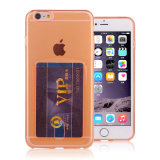 Ultra Thin TPU Phone Cover with Support Credit Card Holder Phone Case for Apple iPhone 6 4.7